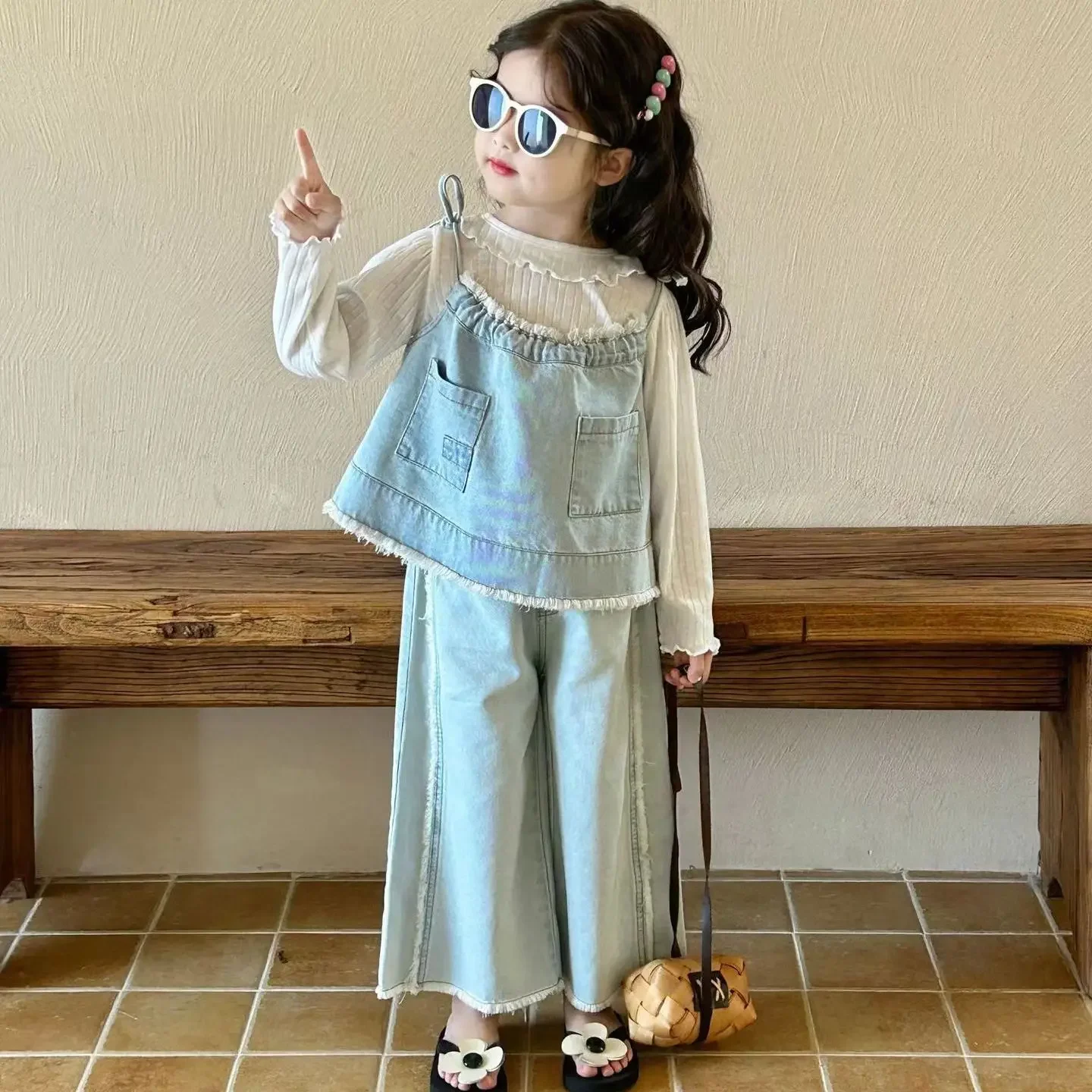 Kids Children Birthday Casual 3pc Clothes 2025 Baby Girls Spring Autumn Clothing Set Denim Shirts+pants+white Sweaters Shirts
Kids Children Birthday Casual 3pc Clothes 2025 Baby Girls Spring Autumn Clothing Set Denim Shirts+pants+white Sweaters Shirts