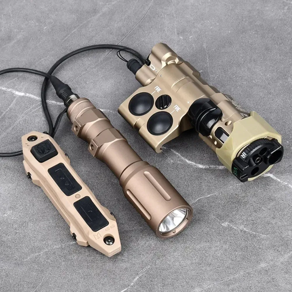 Real MAWL C1 Metal Tactical Laser IR Visble Blue Red Green Laser M600C Flashlight Hunting Weapon Scout Light Pressure Switch
Real MAWL C1 Metal Tactical Laser IR Visble Blue Red Green Laser M600C Flashlight Hunting Weapon Scout Light Pressure Switch