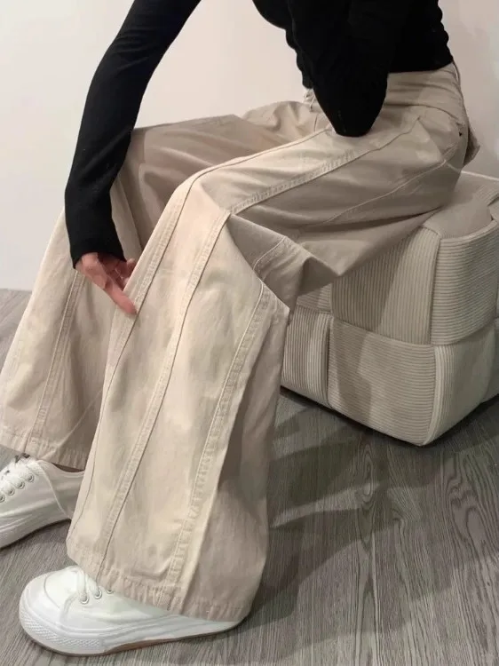 High Waist Wide Leg Jeans Women's Retro Washed Denim Pants plus Size Conceal Meat Slimming Trousers Casual Spring Autumn
High Waist Wide Leg Jeans Women's Retro Washed Denim Pants plus Size Conceal Meat Slimming Trousers Casual Spring Autumn
