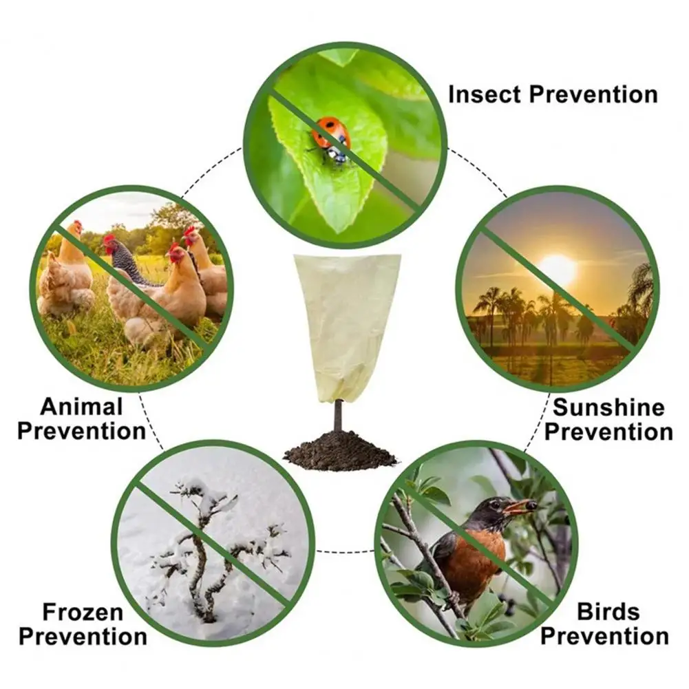 Shrub Winter Cover Winter Plant Covers for Outdoor Plants Fruit Trees Proof Protection Blankets with Drawstring for Potted
Shrub Winter Cover Winter Plant Covers for Outdoor Plants Fruit Trees Proof Protection Blankets with Drawstring for Potted