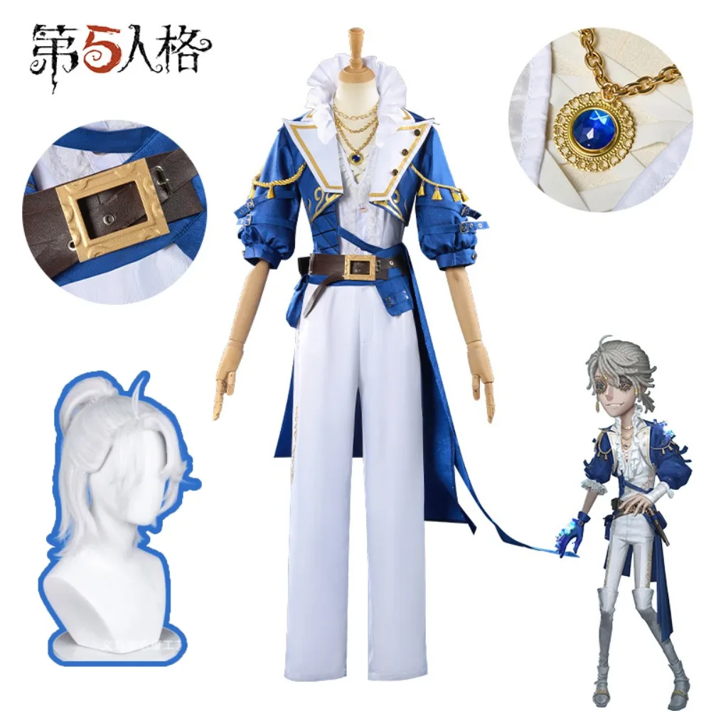 Identity V Prisoner Cosplay Costume Blue Jacket Pants Set Accessories Wig Halloween Stage Performance Outfit
Identity V Prisoner Cosplay Costume Blue Jacket Pants Set Accessories Wig Halloween Stage Performance Outfit