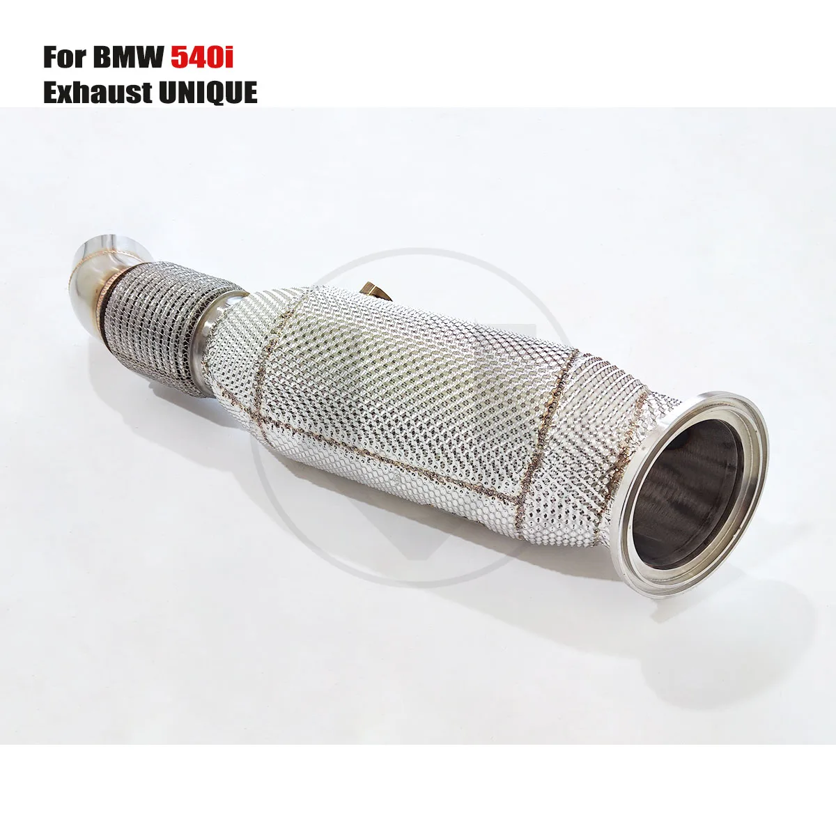UNIQUE for BMW 540i T304 Stainless Steel With insulator downpipe With cat/without cat exhaust pipe
UNIQUE for BMW 540i T304 Stainless Steel With insulator downpipe With cat/without cat exhaust pipe