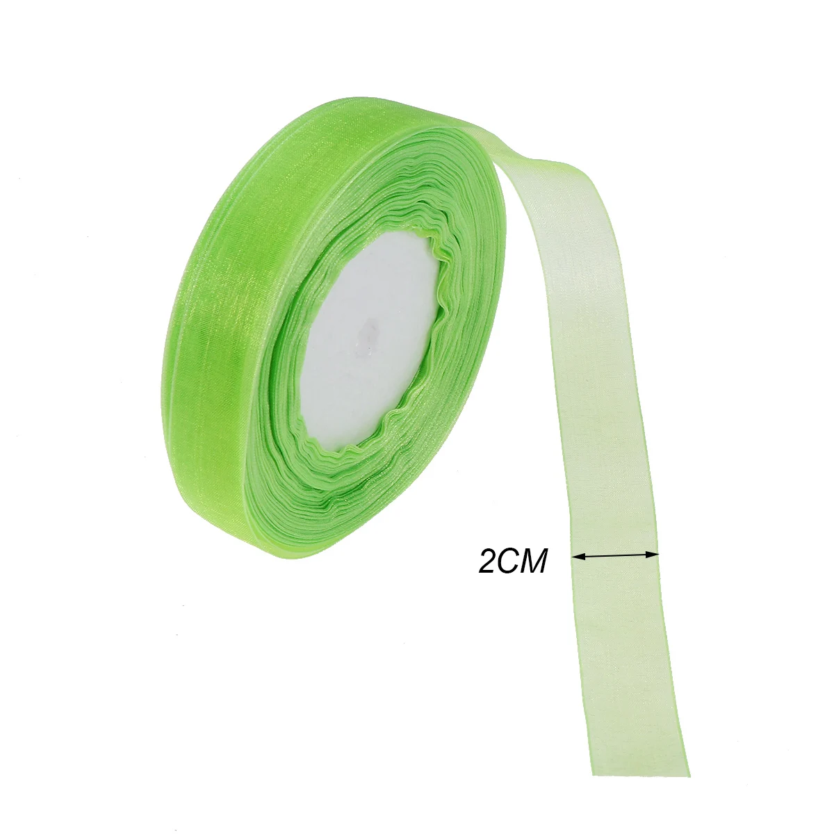 45.7m Organza Organza Roll Roll 2cm Width Premium Polyester for Cake Decor Scrapbook Hair Bows Wedding Party Crafts
45.7m Organza Organza Roll Roll 2cm Width Premium Polyester for Cake Decor Scrapbook Hair Bows Wedding Party Crafts