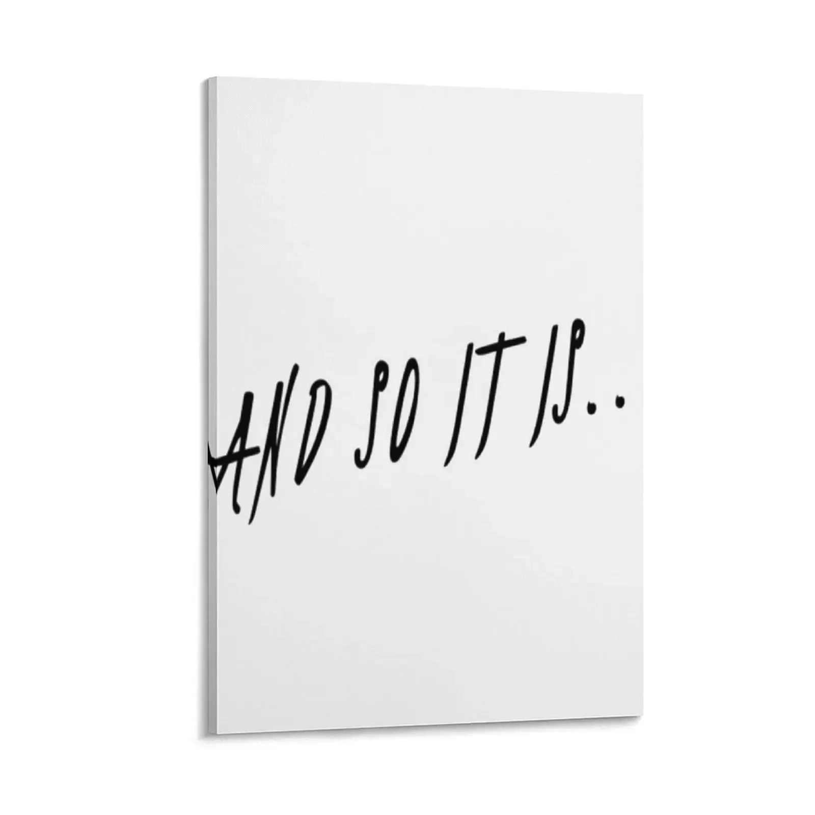 And So It Is (Black) Canvas Painting office decoration bedrooms decorations room decorations aesthetic poster anime
And So It Is (Black) Canvas Painting office decoration bedrooms decorations room decorations aesthetic poster anime