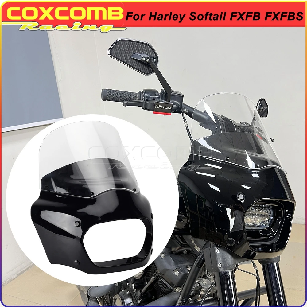 Для Harley Softail Fat Bob 114 FXFBS FXFB мотоцикл прозрачное ветровое стекло дефлектор фары обтекатель маска крышка фары 2018-2024 
Для Harley Softail Fat Bob 114 FXFBS FXFB мотоцикл прозрачное ветровое стекло дефлектор фары обтекатель маска крышка фары 2018-2024