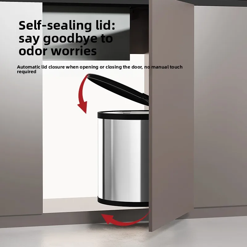 Under Sink Kitchen Cabinet Trash Can Corner Swivel Opening Garbage Bin with Lid Embedded Waste Container Space Saving Waste Bins
Under Sink Kitchen Cabinet Trash Can Corner Swivel Opening Garbage Bin with Lid Embedded Waste Container Space Saving Waste Bins