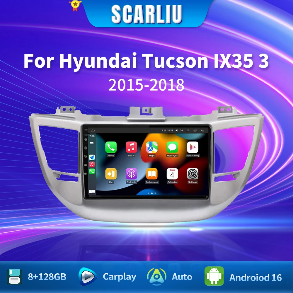 Car Radio Carplay For Hyundai Tucson IX35 3 2015 2016 2017 2018 Navigation GPS Android Auto Multimedia Player Stereo 4G No 2din
Car Radio Carplay For Hyundai Tucson IX35 3 2015 2016 2017 2018 Navigation GPS Android Auto Multimedia Player Stereo 4G No 2din