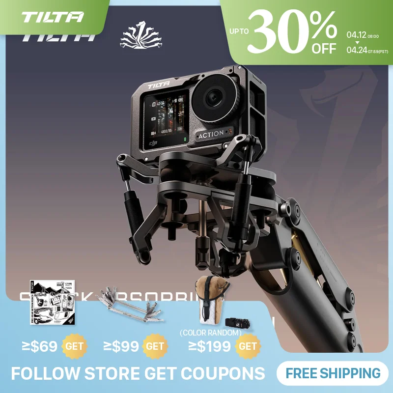 Амортизирующая головка TILTA для Hydra Alien Mini HDA-T15-SAH2-TG для Go Pro10/11/12/Action3/4/5pro/Insta360 X3/4/Pocket3
Амортизирующая головка TILTA для Hydra Alien Mini HDA-T15-SAH2-TG для Go Pro10/11/12/Action3/4/5pro/Insta360 X3/4/Pocket3
