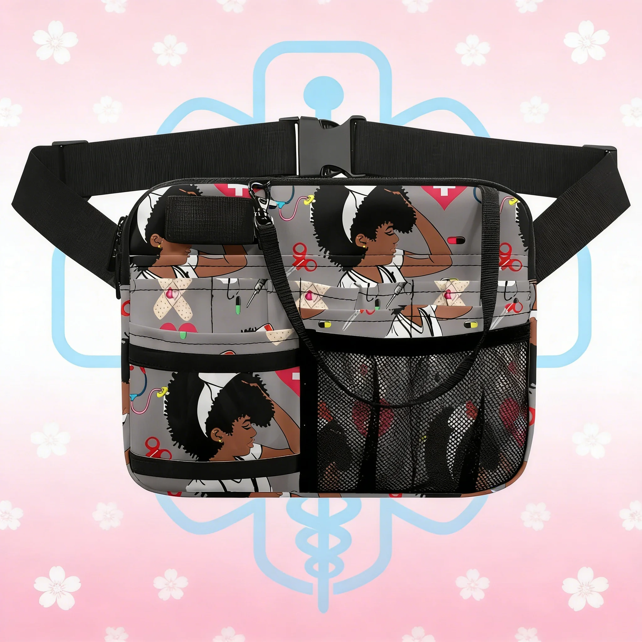 Trendy Rainbow Nurse Fanny Pack Aztec Print Medical Utility Belt for Style
Trendy Rainbow Nurse Fanny Pack Aztec Print Medical Utility Belt for Style