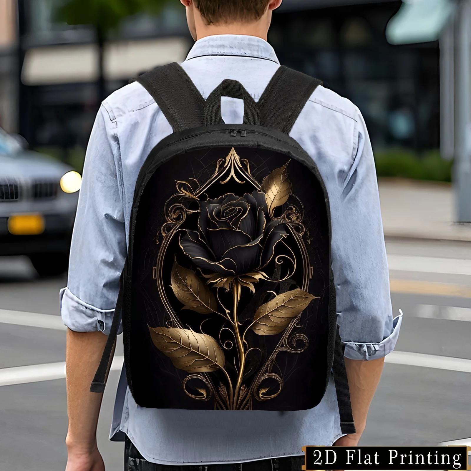 Casual and stylish backpack, simple and personalized backpack. Creative design backpack for young people, light and large
Casual and stylish backpack, simple and personalized backpack. Creative design backpack for young people, light and large