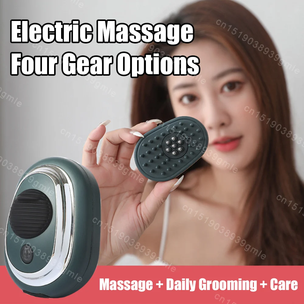 Electric Scalp Applicator Massager 4 Gears Adjustable Vibration Usb Rechargeable Hair Oil Comb Electric Scalp Massage Brush
Electric Scalp Applicator Massager 4 Gears Adjustable Vibration Usb Rechargeable Hair Oil Comb Electric Scalp Massage Brush 