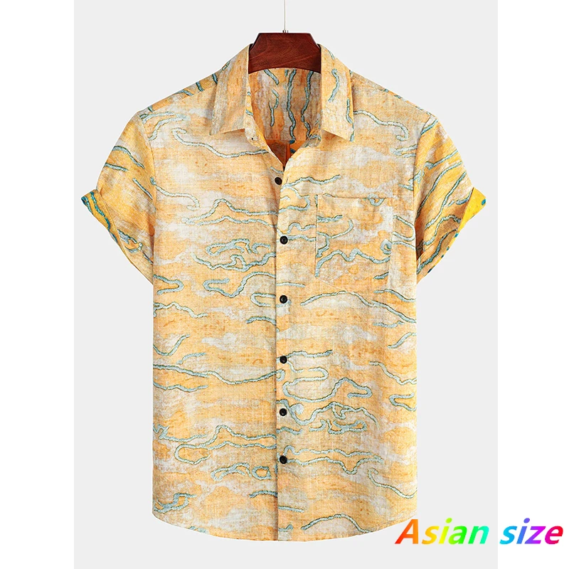 Гавайские рубашки мужские в стиле Харадзюку дышащие модные летние с коротким рукавом с цветочным принтом уличная мода корейский стиль мужской хипстерский красивый
Гавайские рубашки мужские в стиле Харадзюку дышащие модные летние с коротким рукавом с цветочным принтом уличная мода корейский стиль мужской хипстерский красивый