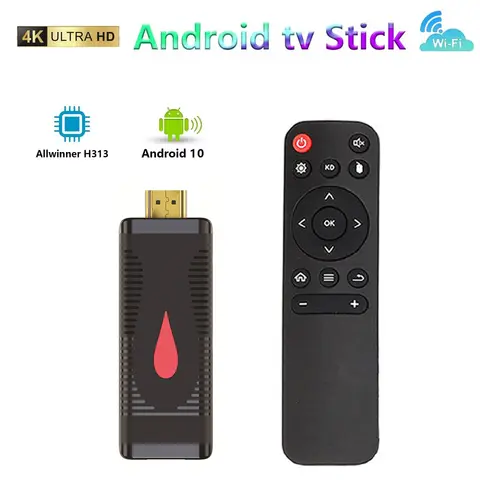 x96 s400 TV Stick Android 10 Support 4K Video 4G Wifi 3D Smart Allwinner H313 Media Player 2GB 16GB iptv