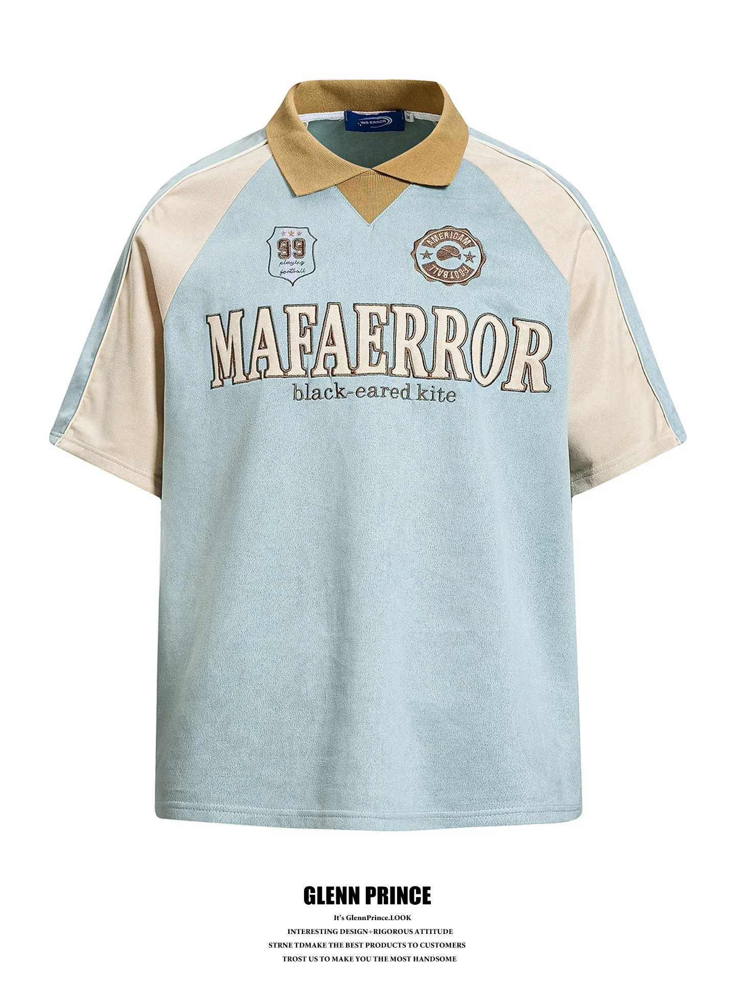 American Retro Suede Shirt Short Sleeve Men's College Style Couple Shoulder Insertion Turn-down Collar T-shirt Breathabl...
American Retro Suede Shirt Short Sleeve Men's College Style Couple Shoulder Insertion Turn-down Collar T-shirt Breathabl...