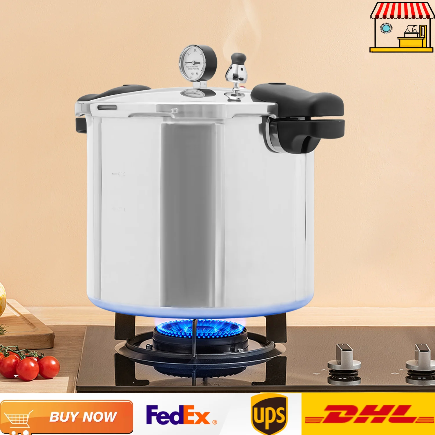 90Kpa 32cm Aluminum Alloy Explosion-Proof Pressure Cooker | Modern Pressure Pot with Lid | 22L/23Qt Kitchen Cooking Appliance
90Kpa 32cm Aluminum Alloy Explosion-Proof Pressure Cooker | Modern Pressure Pot with Lid | 22L/23Qt Kitchen Cooking Appliance