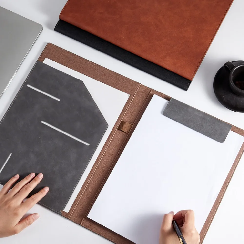 Multifunctional A4 Conference Folder Business Folder Leather Contract File Folders Meeting Document Organizer Card Holder
Multifunctional A4 Conference Folder Business Folder Leather Contract File Folders Meeting Document Organizer Card Holder