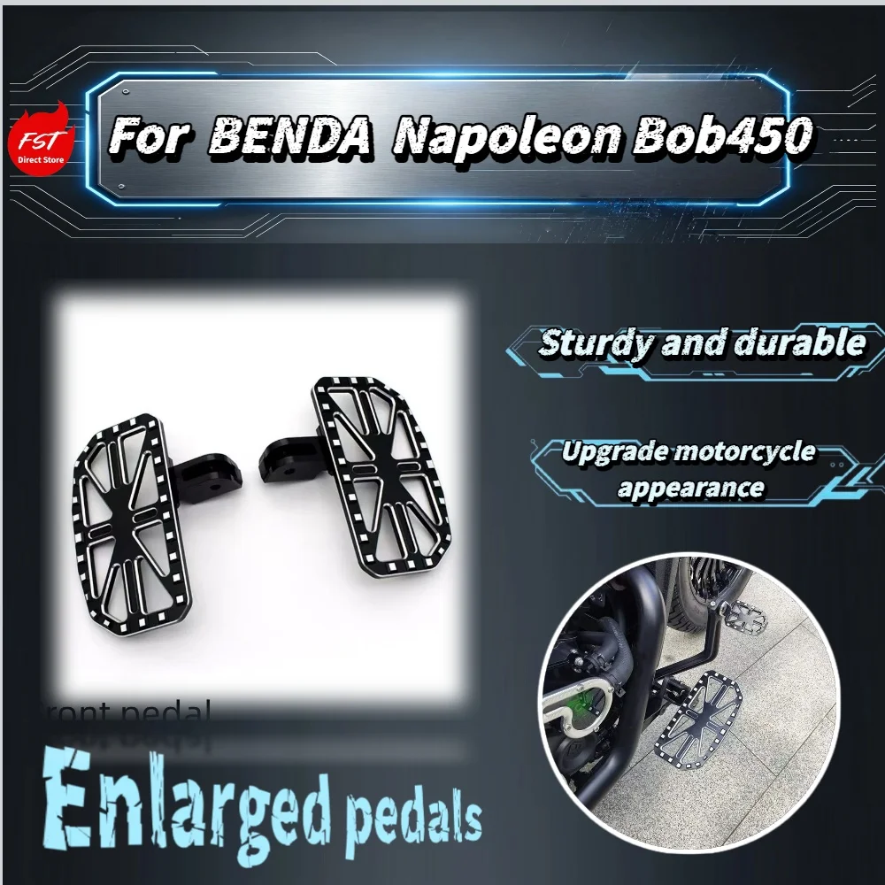 For Benda Napoleon 450 Front Rear Footpegs, Pillion Passenger Footrests Non-slip widened Mod Parts
For Benda Napoleon 450 Front Rear Footpegs, Pillion Passenger Footrests Non-slip widened Mod Parts