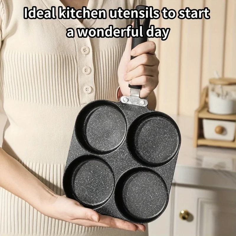 Чугунная сковорода с четырьмя отверстиями и антипригарным покрытием, многофункциональная маленькая сковорода, сковорода для завтрака, расширенная и глубокая сковорода с антипригарным покрытием.
Чугунная сковорода с четырьмя отверстиями и антипригарным покрытием, многофункциональная маленькая сковорода, сковорода для завтрака, расширенная и глубокая сковорода с антипригарным покрытием.