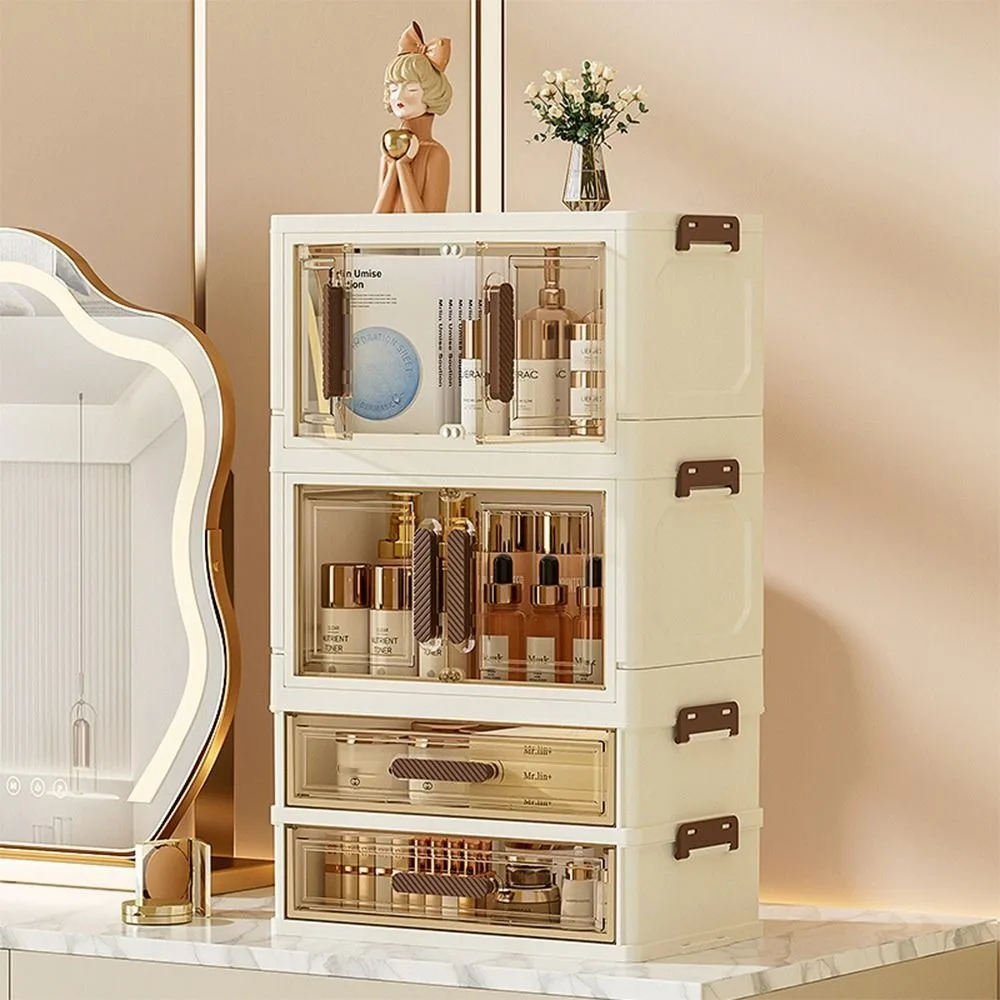 New Multi-layer Plastic Storage Box Plastic Large Capacity Cosmetic Storage Box Double Door Desktop Organizer Box Home
New Multi-layer Plastic Storage Box Plastic Large Capacity Cosmetic Storage Box Double Door Desktop Organizer Box Home