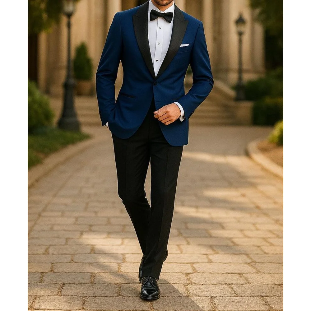 Luxury Men Suit Wedding Groom Tuxedo Single Breasted Slim Fit High Quality Boutique 2 Pieces Jackets+Pants
Luxury Men Suit Wedding Groom Tuxedo Single Breasted Slim Fit High Quality Boutique 2 Pieces Jackets+Pants