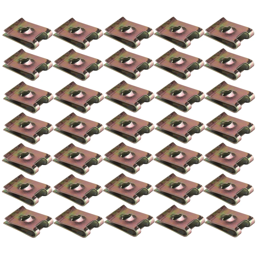 50 Pcs U-shaped Reed Nut Fasteners Motorcycle Parts Galvanized Car Body Easy Use Door
50 Pcs U-shaped Reed Nut Fasteners Motorcycle Parts Galvanized Car Body Easy Use Door