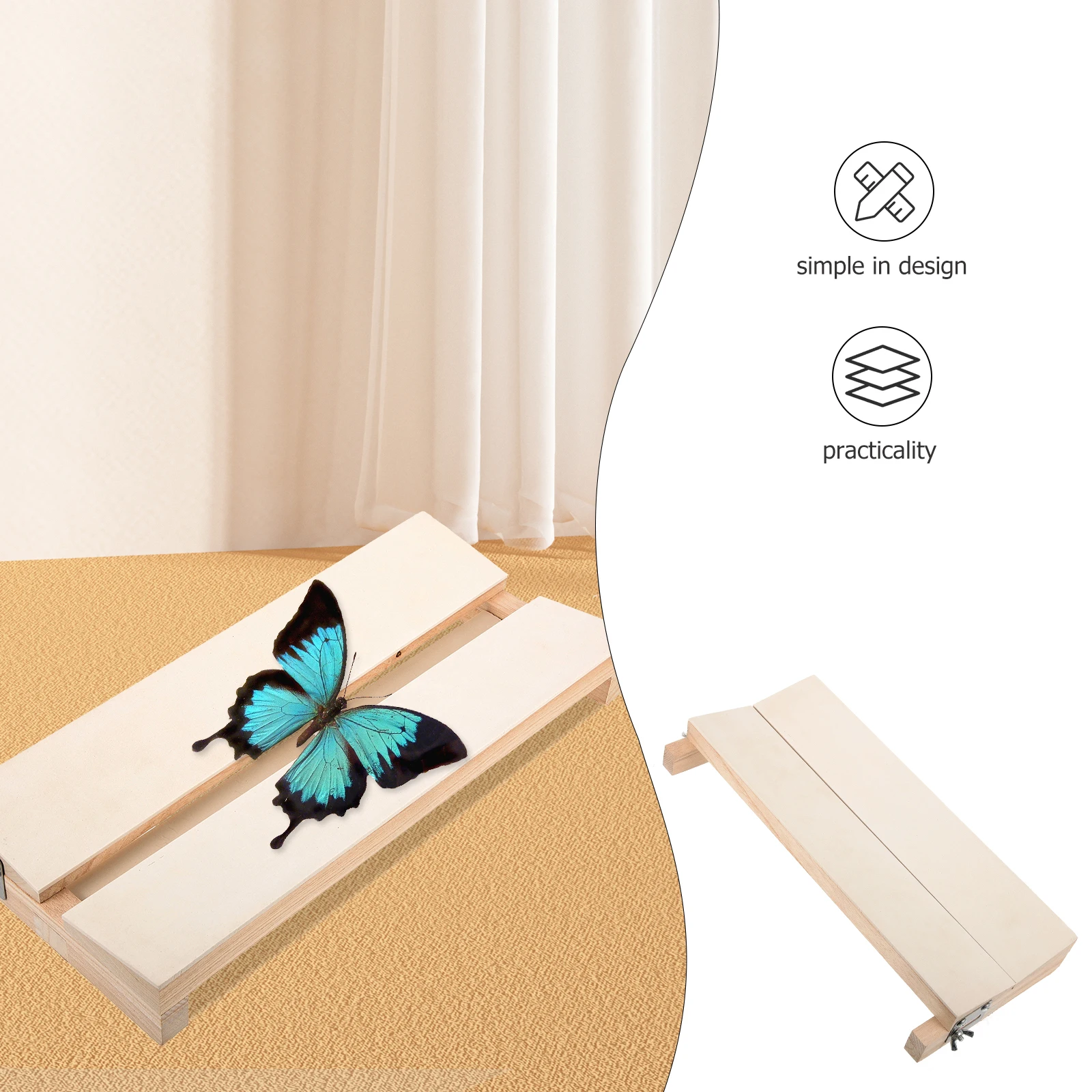 Butterfly Specimen Tool Board Wooden Display Spreading Insect Metal Mounting Lightweight Portable Experiment Teaching Tool
Butterfly Specimen Tool Board Wooden Display Spreading Insect Metal Mounting Lightweight Portable Experiment Teaching Tool