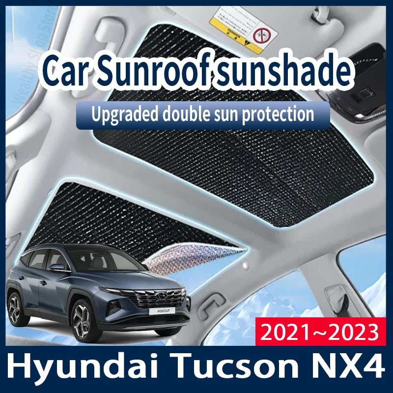 For Hyundai Tucson L NX4 2021~2023 MK4 Car Sun Shades Cover Auto Sunroof Sunshade Protector Anti-UV Heat Isolate Accessories
For Hyundai Tucson L NX4 2021~2023 MK4 Car Sun Shades Cover Auto Sunroof Sunshade Protector Anti-UV Heat Isolate Accessories