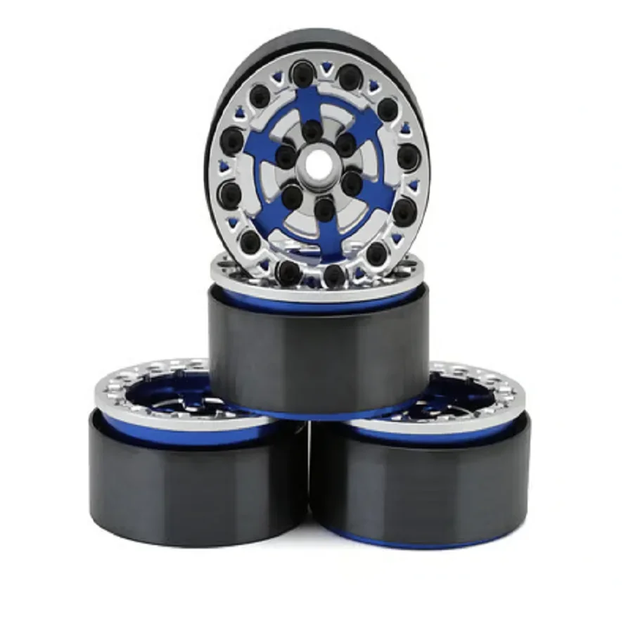 JConcepts Bulls Eye 2.0" 1/10 Rock Crawler Bead-Lock Wheels (4) (Blue/Silver)
JConcepts Bulls Eye 2.0" 1/10 Rock Crawler Bead-Lock Wheels (4) (Blue/Silver)