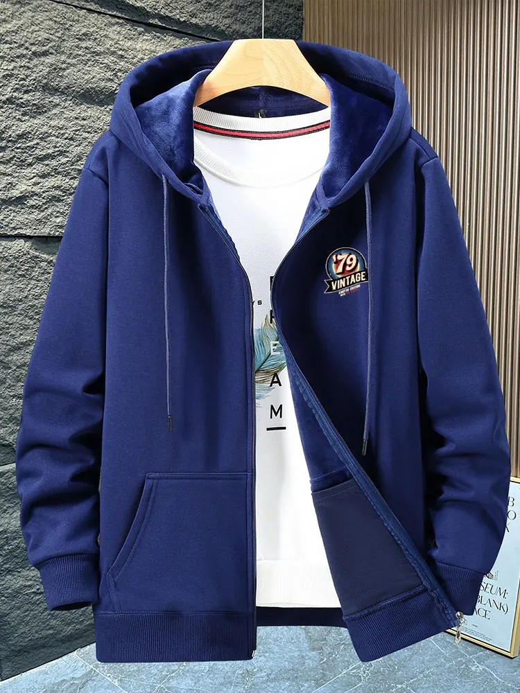 Thickened Fleece Silver Velvet Men's Hoodie Zipper Open Cardigan Oversized Casual Spring Autumn Winter Jacket
Thickened Fleece Silver Velvet Men's Hoodie Zipper Open Cardigan Oversized Casual Spring Autumn Winter Jacket