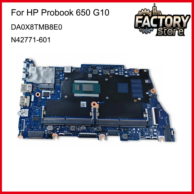 Материнская плата для ноутбука N42771-601 для HP Probook 650 G10 с процессором i5-1335 i5-1345 i7-1355 i7-1365 FRU:DA0X8TMB8E0 100% протестировано
Материнская плата для ноутбука N42771-601 для HP Probook 650 G10 с процессором i5-1335 i5-1345 i7-1355 i7-1365 FRU:DA0X8TMB8E0 100% протестировано