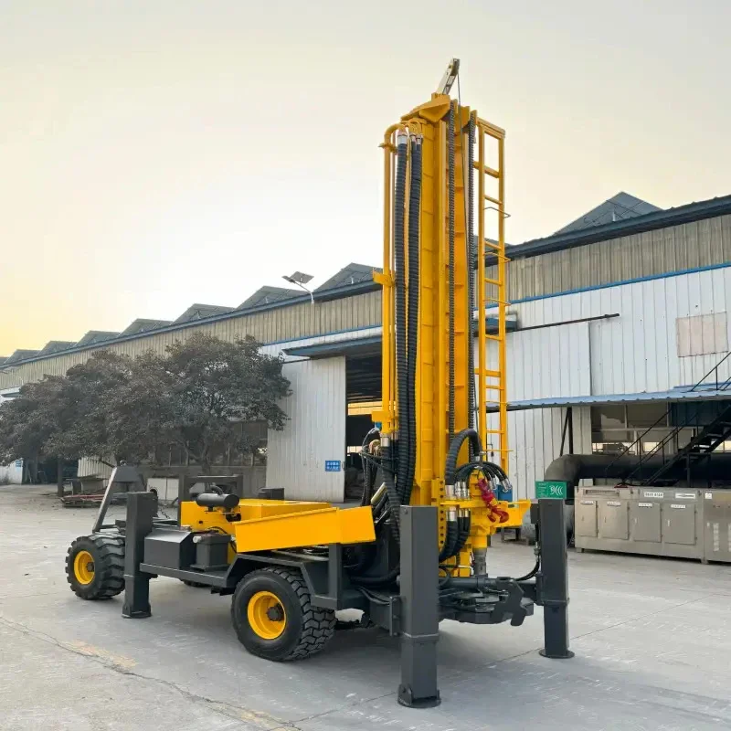 200m 300m Drilling Depth Pneumatic DTH Crawler Drilling Rig For Water Well Drilling Rig Machine Driven By Diesel Engine For Sale
200m 300m Drilling Depth Pneumatic DTH Crawler Drilling Rig For Water Well Drilling Rig Machine Driven By Diesel Engine For Sale