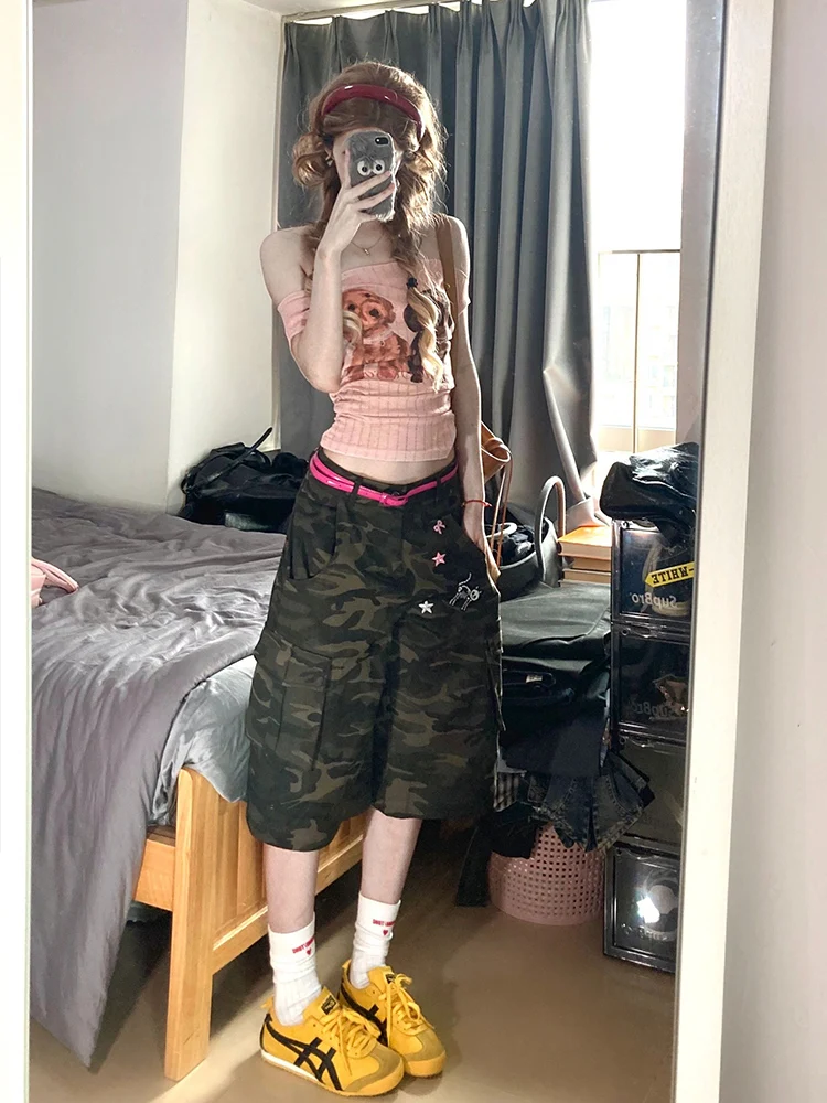 Американский дизайн, приталенная камуфляжная джинсовая одежда, женская летняя тонкая свободная прямая рабочая одежда, широкие брюки с высокой талией, пять...
Американский дизайн, приталенная камуфляжная джинсовая одежда, женская летняя тонкая свободная прямая рабочая одежда, широкие брюки с высокой талией, пять...