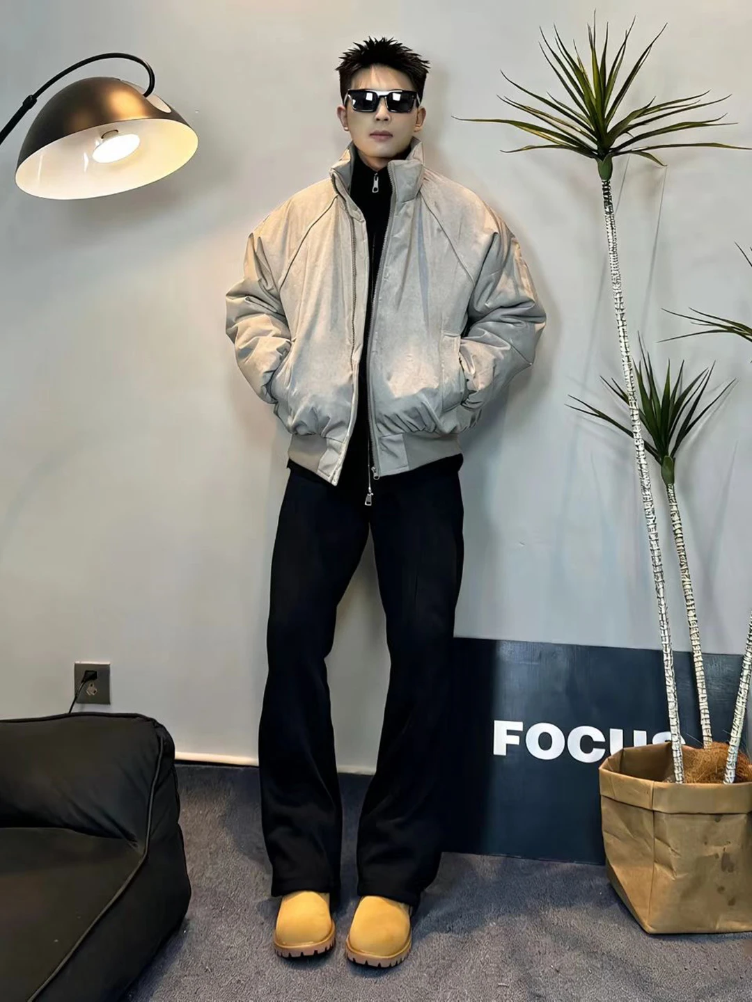 Thiened White ey Flight Jaet Cotton Men's Winter American Sle ort Baseball Coat Stand Collar Warm Casual Outerwear
Thiened White ey Flight Jaet Cotton Men's Winter American Sle ort Baseball Coat Stand Collar Warm Casual Outerwear