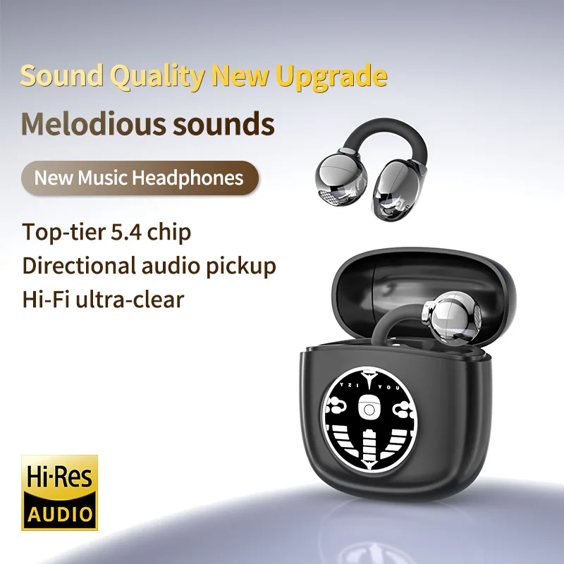 Wireless Headphones Fone Bluetooth Headset With Mic Handsfree Noise Canceling Earphones Clip Ear Music Sports Gaming Earplug
Wireless Headphones Fone Bluetooth Headset With Mic Handsfree Noise Canceling Earphones Clip Ear Music Sports Gaming Earplug