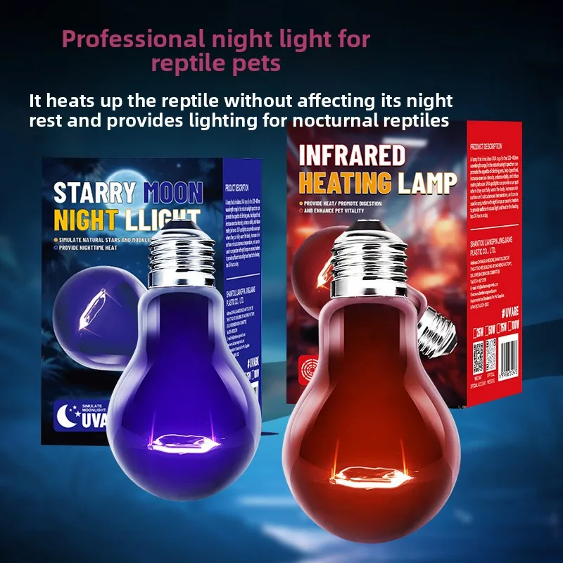 Barbarous Growth Reptile Heat Lamp-UVA Basking Light&Nighttime Red Heat Bulb for Terrarium Lizards,Geckos,Turtles&Tortoises
Barbarous Growth Reptile Heat Lamp-UVA Basking Light&Nighttime Red Heat Bulb for Terrarium Lizards,Geckos,Turtles&Tortoises