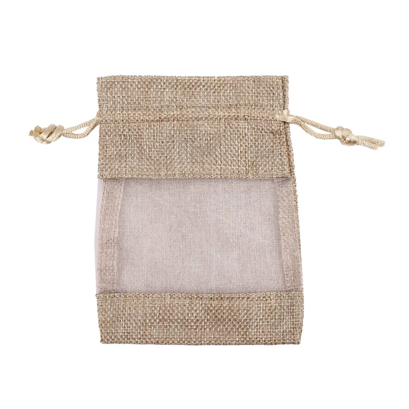Y50A-120Pcs Flax Organza Bags Burlap Drawstring Pouch Christmas Gifts Bag Wedding Party Bags 10X14cm
Y50A-120Pcs Flax Organza Bags Burlap Drawstring Pouch Christmas Gifts Bag Wedding Party Bags 10X14cm