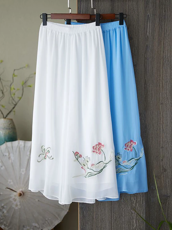 Retro Double Layered Fashion Pearl Embroidery Wide Leg Pants High Waist Buddhist Style Tang Suit Skirt High Waist Embroidered...
Retro Double Layered Fashion Pearl Embroidery Wide Leg Pants High Waist Buddhist Style Tang Suit Skirt High Waist Embroidered...