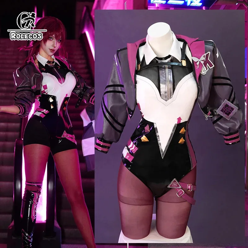 ROLECOS Original Honkai Star Rail Kafka Cosplay Costume Kafka Derivative Racing Suit Halloween Women Jumpsuit
ROLECOS Original Honkai Star Rail Kafka Cosplay Costume Kafka Derivative Racing Suit Halloween Women Jumpsuit