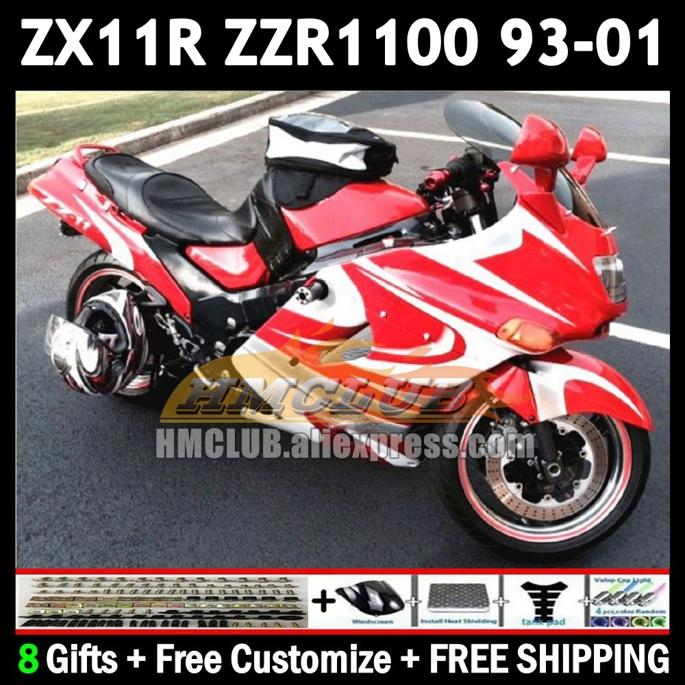 Factory Red ZX-11R For KAWASAKI NINJA ZX11 ZZR 1100 ZX 11 11R 175No.0 ZZR1100 ZX11R 1993 1994 1995 1996 97 98 99 00 01 Fairing
Factory Red ZX-11R For KAWASAKI NINJA ZX11 ZZR 1100 ZX 11 11R 175No.0 ZZR1100 ZX11R 1993 1994 1995 1996 97 98 99 00 01 Fairing
