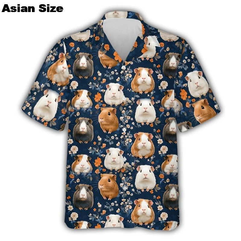 Guinea Pig Print Casual Shirt Cute Animal Beach Shirts Hawaiian Cute Pet Blouses Short Sleeve Graphic Clothing Tropical Clothing
Guinea Pig Print Casual Shirt Cute Animal Beach Shirts Hawaiian Cute Pet Blouses Short Sleeve Graphic Clothing Tropical Clothing
