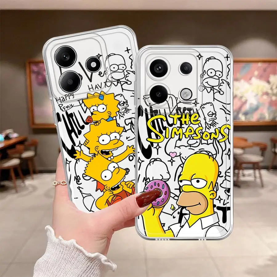 Case for Xiaomi Redmi Note 14 Pro Plus 11S A4 11 12S 14C 10S 9 10 13C 12 Note 13 Soft Phone Cover Cool Cartoon Simpsons
Case for Xiaomi Redmi Note 14 Pro Plus 11S A4 11 12S 14C 10S 9 10 13C 12 Note 13 Soft Phone Cover Cool Cartoon Simpsons