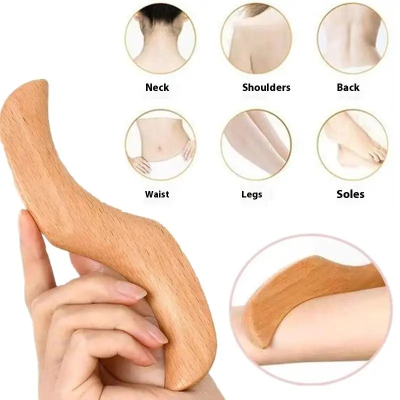 1pcs Beech Scrapping Plate Facial Beauty Massager Eye Tendon-Pulling Rod Meridian Dredging Wooden Scraper Gua Sha Massage Board
1pcs Beech Scrapping Plate Facial Beauty Massager Eye Tendon-Pulling Rod Meridian Dredging Wooden Scraper Gua Sha Massage Board