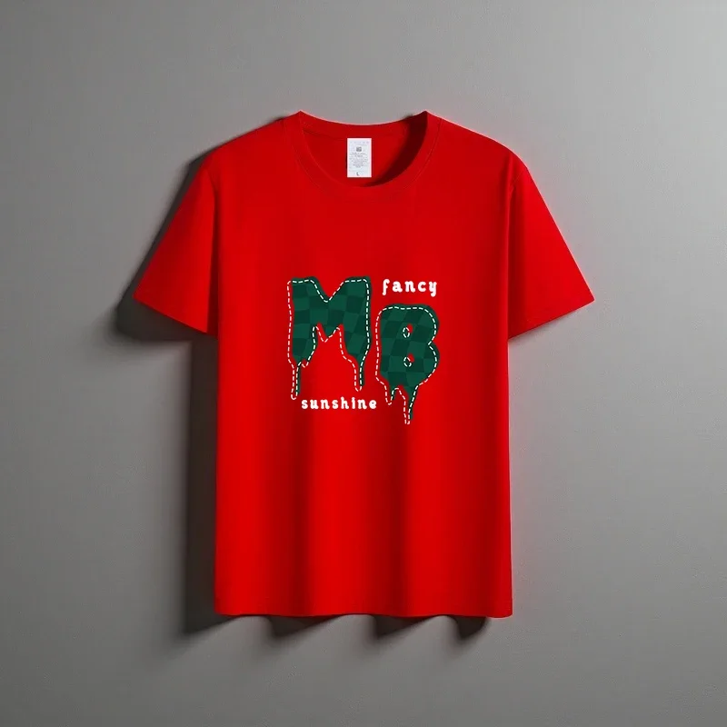 Summer new unisex versatile pure cotton T-shirt fashionable casual round neck top breathable loose fit print short sleeved shirt
Summer new unisex versatile pure cotton T-shirt fashionable casual round neck top breathable loose fit print short sleeved shirt