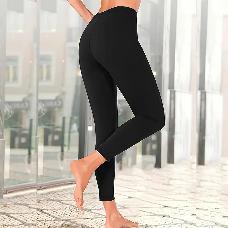 Женские элегантные облегающие леггинсы, удобные и простые длинные брюки с эластичным поясом
Женские элегантные облегающие леггинсы, удобные и простые длинные брюки с эластичным поясом