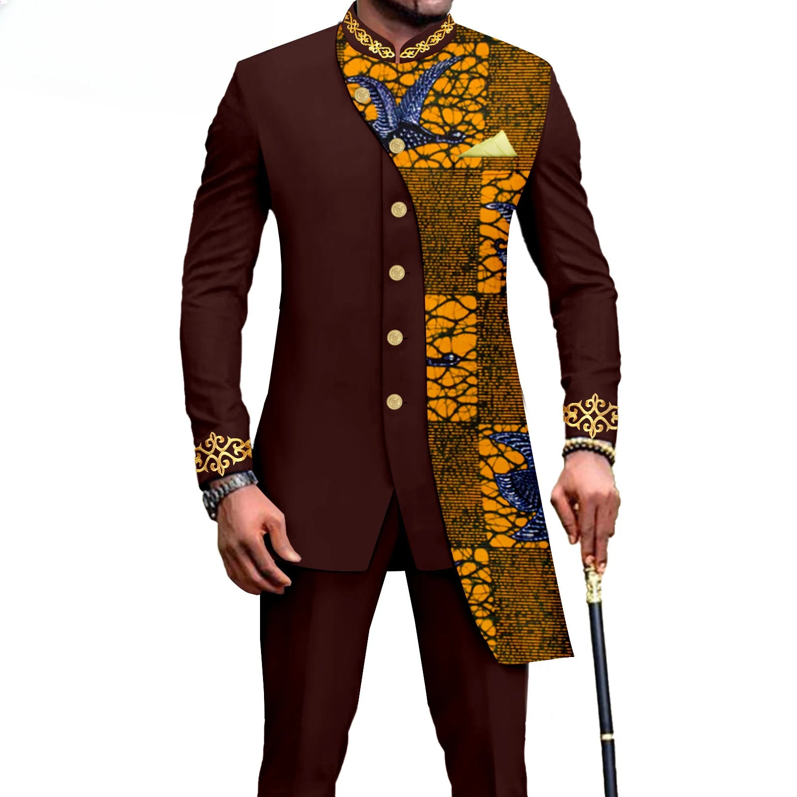 2025 New Best-selling African Ethnic Print Men's Slim-fitting Fashion Two-piece SetA 2316024 Clothes for Men
2025 New Best-selling African Ethnic Print Men's Slim-fitting Fashion Two-piece SetA 2316024 Clothes for Men