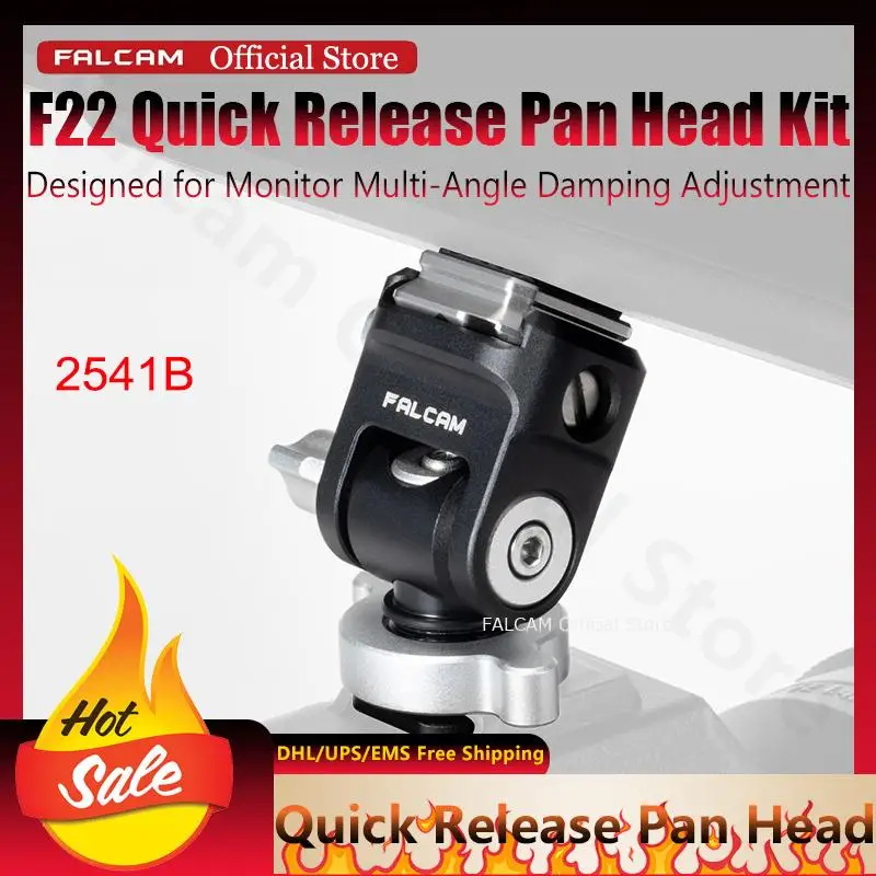 Falcam Official F22 Quick Release Pan Head Designed for Monitor Multi-Angle Damping Adjustment Compatible with Camera Hot Shoe
Falcam Official F22 Quick Release Pan Head Designed for Monitor Multi-Angle Damping Adjustment Compatible with Camera Hot Shoe