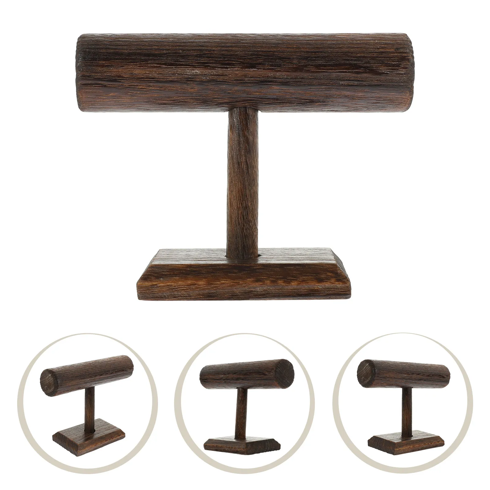 Solid Wood Vintage Jewelry Holder Display Stand for Bracelets Necklaces Watches Hairbands Bangle Organizer Rack Desktop
Solid Wood Vintage Jewelry Holder Display Stand for Bracelets Necklaces Watches Hairbands Bangle Organizer Rack Desktop