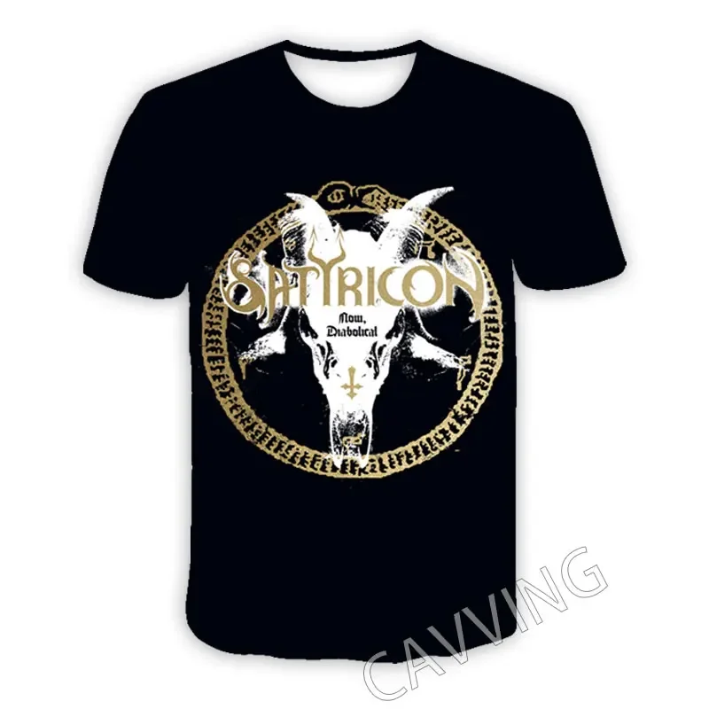 CAVVING 3D Printed SATYRICON BAND Casual T-shirts Hip Hop Tee Shirts Harajuku Styles Tops Clothing for Men/women
CAVVING 3D Printed SATYRICON BAND Casual T-shirts Hip Hop Tee Shirts Harajuku Styles Tops Clothing for Men/women