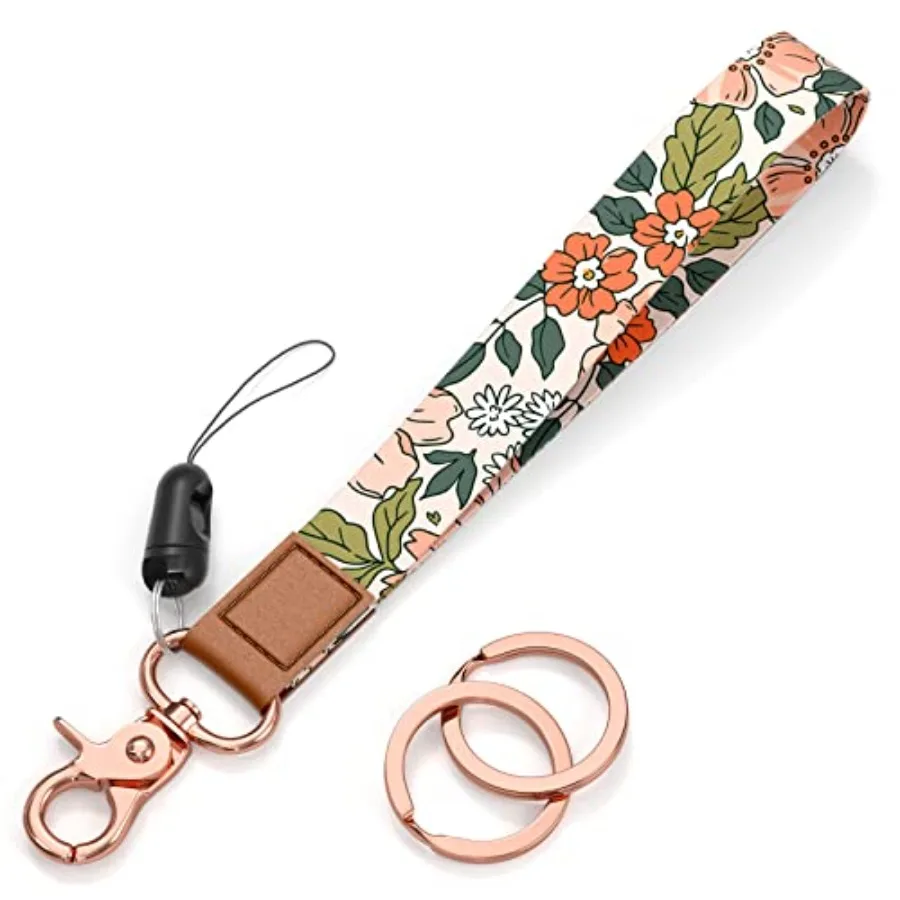 Rimilak Wristlet Keychain, Wrist Lanyard Key Chain for Women Men Car Keys ID Badges Card Wallet Phone Camera
Rimilak Wristlet Keychain, Wrist Lanyard Key Chain for Women Men Car Keys ID Badges Card Wallet Phone Camera