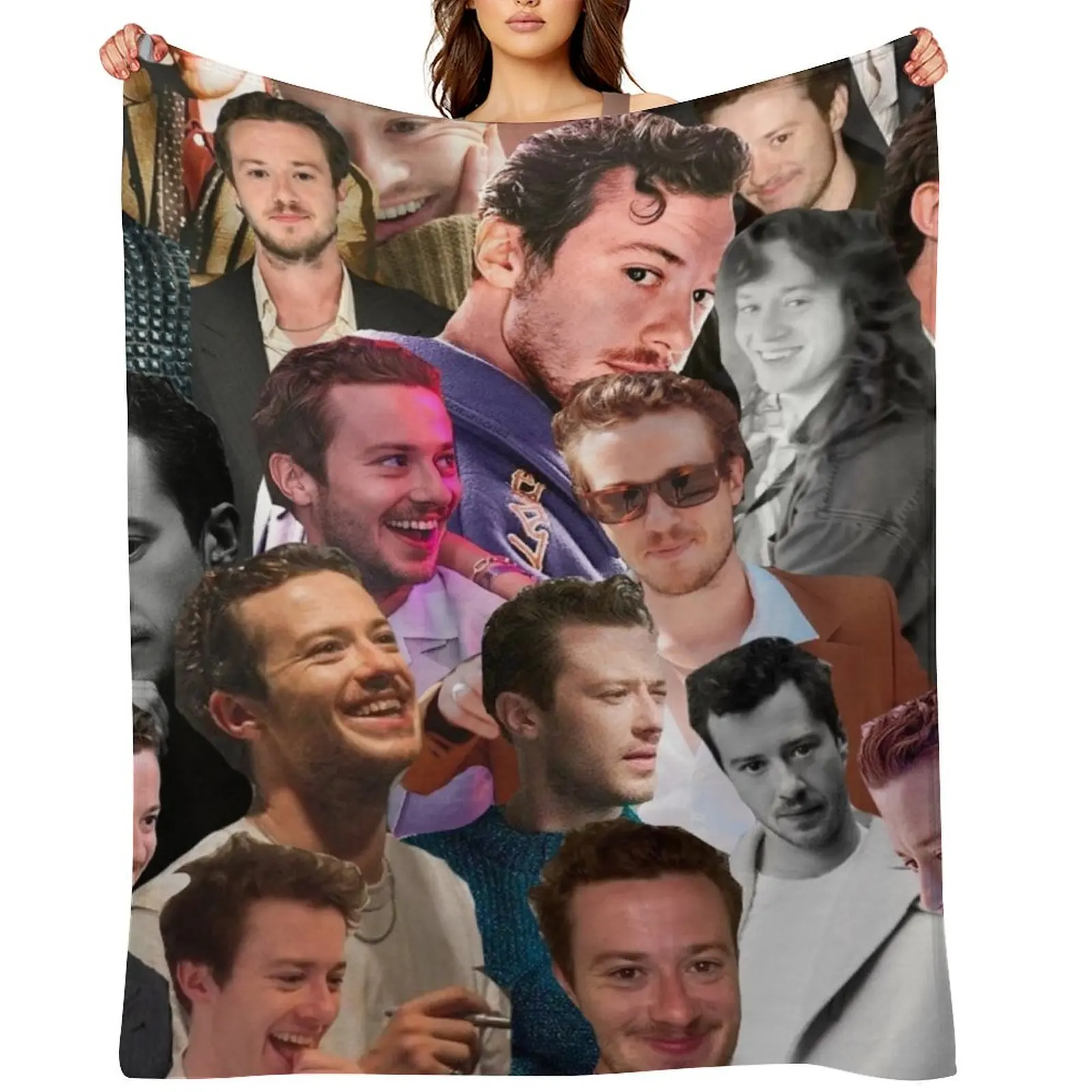 Joseph Quinn Collage Throw Blanket Hairy Weighted halloween Soft Blankets
Joseph Quinn Collage Throw Blanket Hairy Weighted halloween Soft Blankets